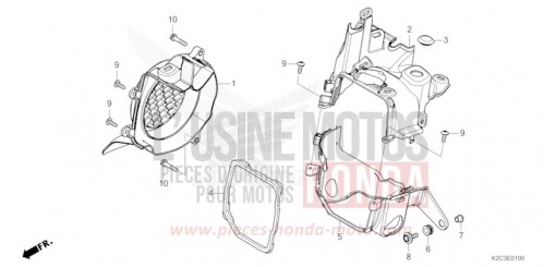 BUSE/GAINE DE VENTILATEUR NSC110M de 2021